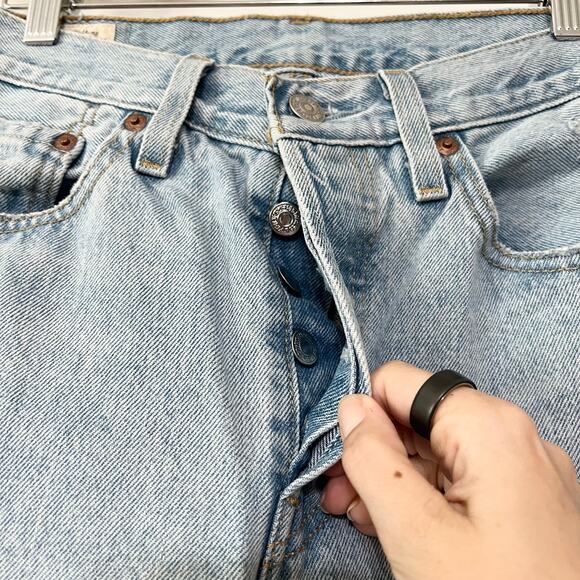 Levi's 501 90s Jeans Light Wash | W26, L30 - Picture 5 of 8